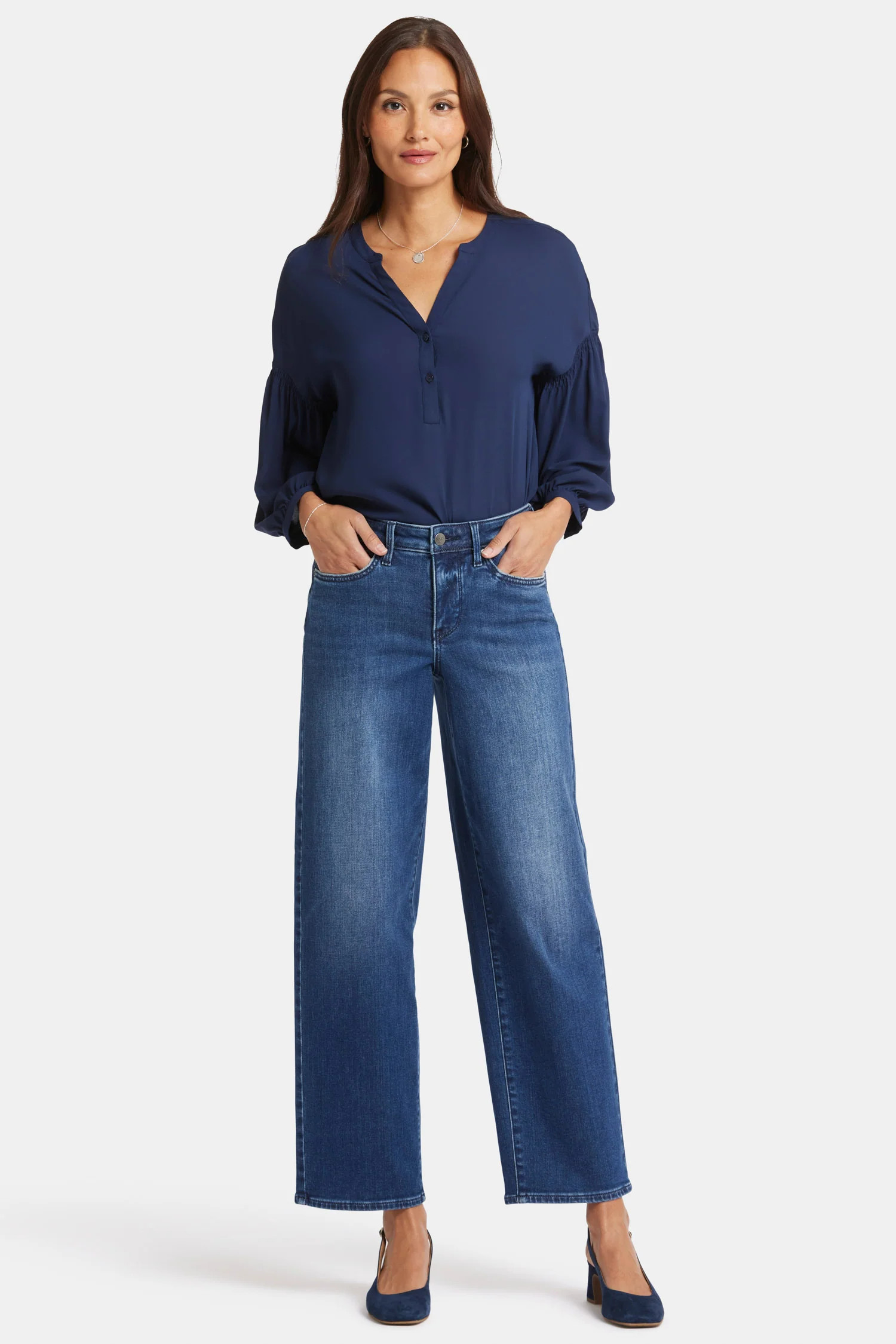 Jemma Barrel Jeans In Petite - Moonlight | NYDJ