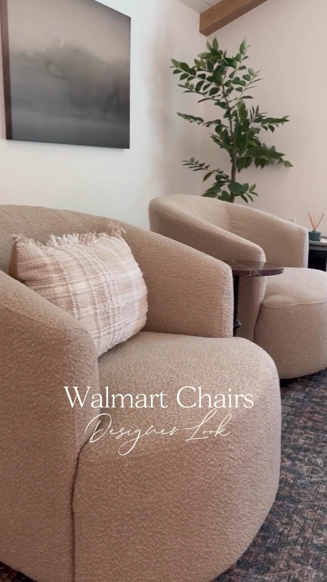 Our latest obsession? These Walmart swivel accent chairs! Effortless, high-end style at such a steal! 🤍

Boucle chair, accent chair, cream chair, beige chair, taupe chair, upholstered chair, living room design, Walmart home, affordable home, living room chairs

#LTKStyleTip #LTKHome