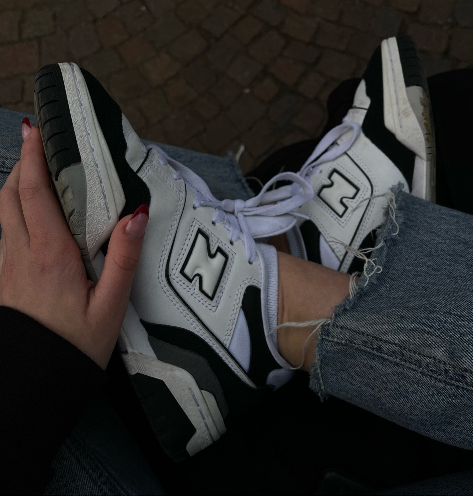 my go to shoes NB 550s 

#LTKshoecrush