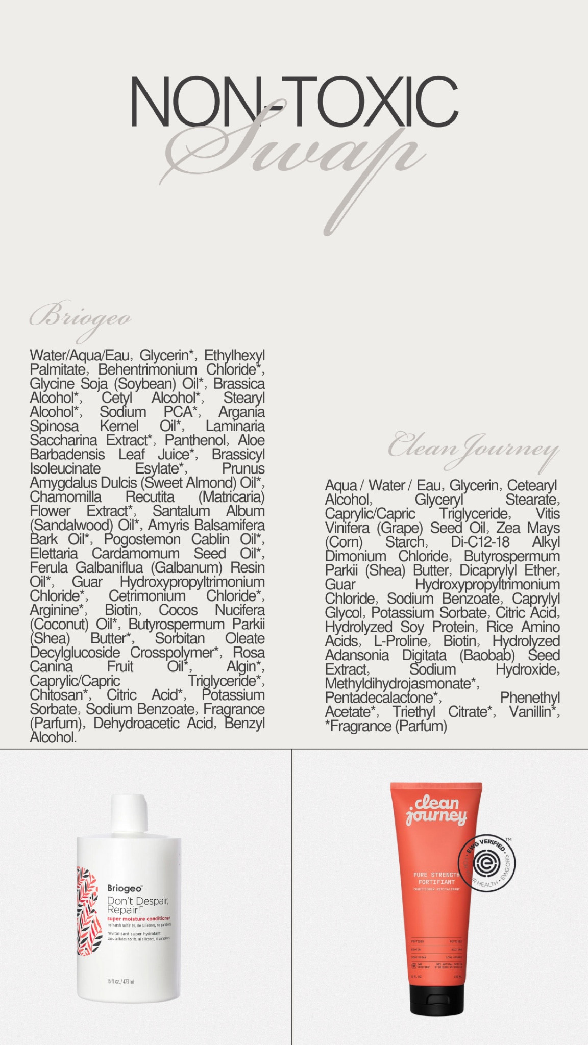 Non-toxic conditioner swap! EWG approved 🙆🏼‍♀️



#LTKBeauty