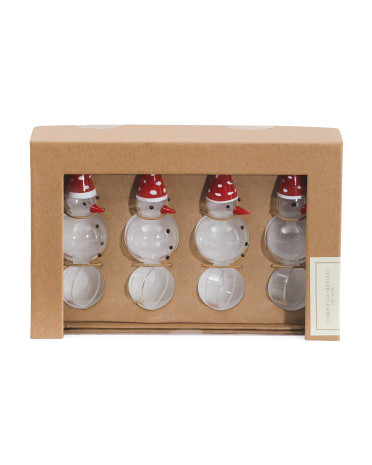 Set Of 4 Snowman Napkin Rings | TJ Maxx