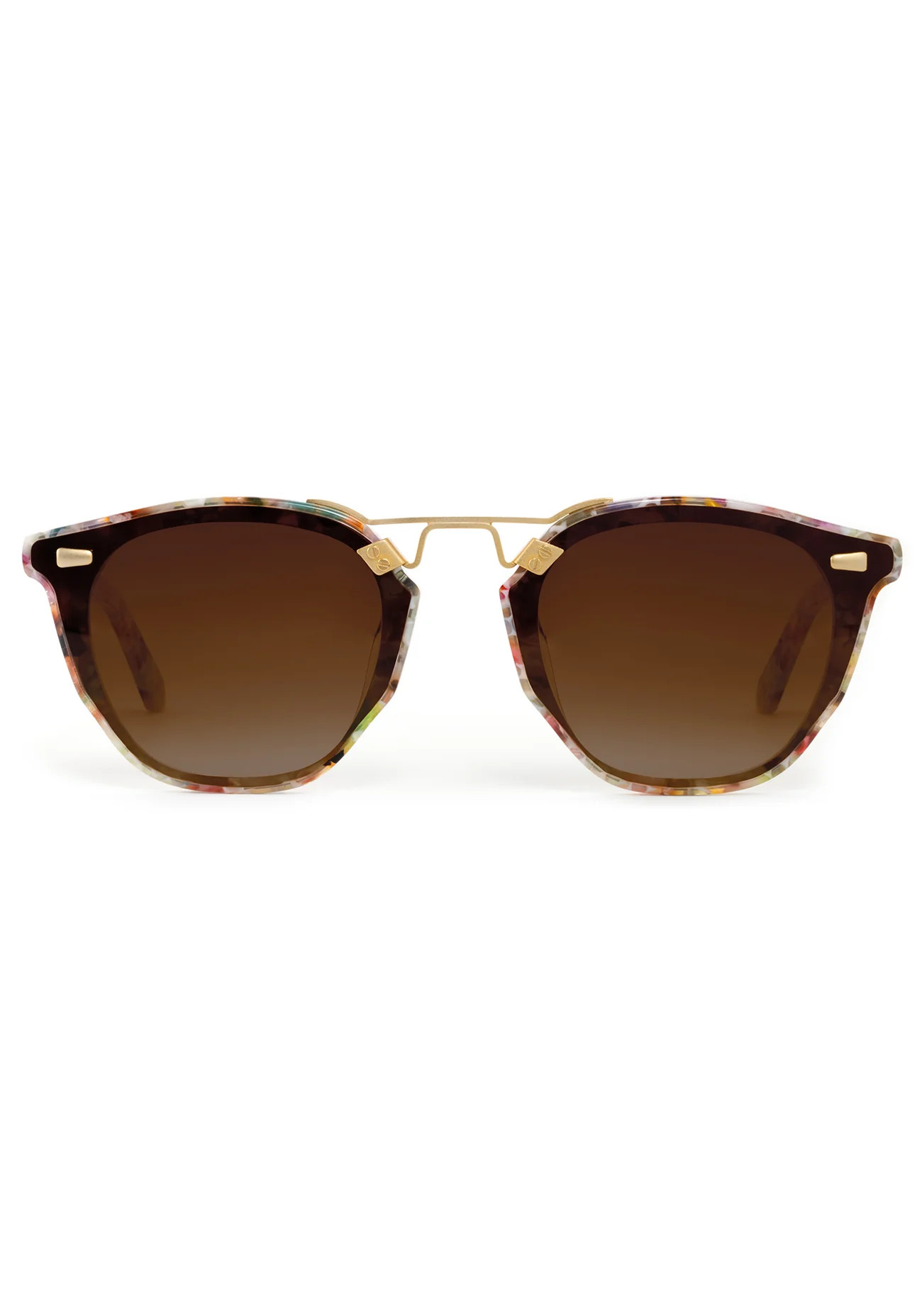 BEAU NYLON | Matte Oyster 18K Mirrored | KREWE Eyewear