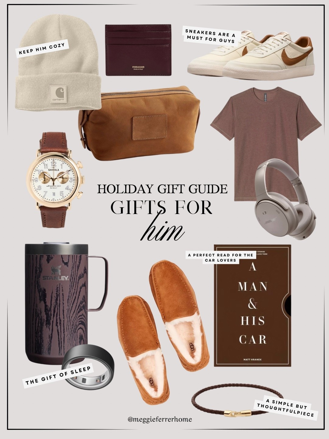 Holiday Gift Guide: Gifts for Him 🎁
Cozy, practical, and thoughtful picks he’ll actually use — from classic sneakers and luxe slippers to everyday essentials and timeless accessories.

Everything is linked below  🤎



#LTKGiftGuide #LTKHoliday