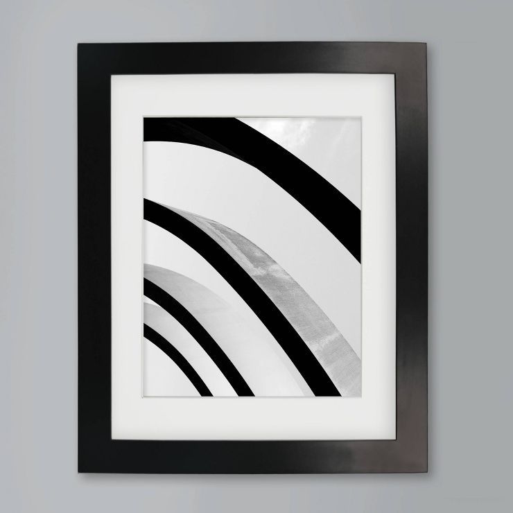 14" x 18" Matted to 11" x 14" Wide Gallery Frame Black - Room Essentials™ | Target