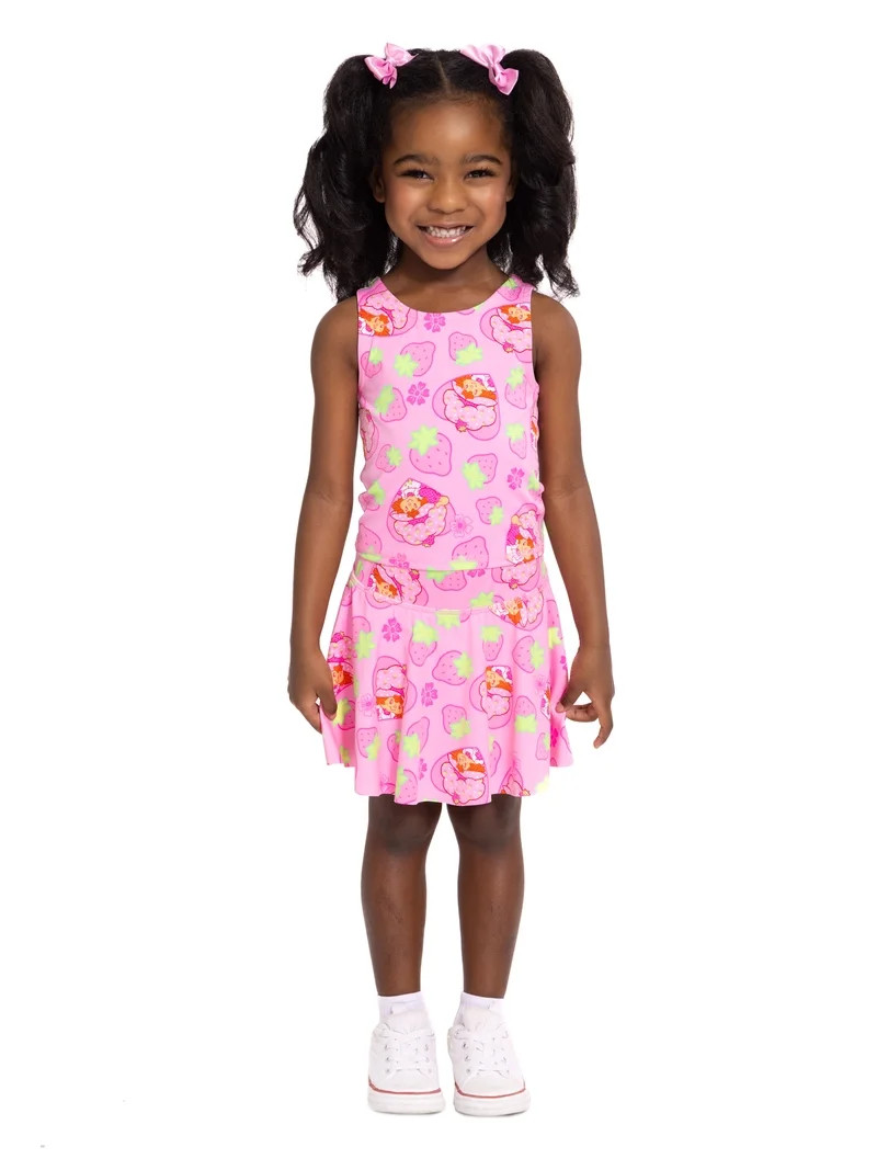 Strawberry Shortcake Toddler Girls' Active Tank Top and Skort Set, 2-Piece, Sizes 12M-5T | Walmart (US)