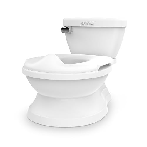 Summer Infant by Ingenuity My Size Potty Pro in White, Toddler Potty Training Toilet, Lifelike Flushing Sound, for Ages 18 Months+, Up to 50 Pounds | Amazon (US)