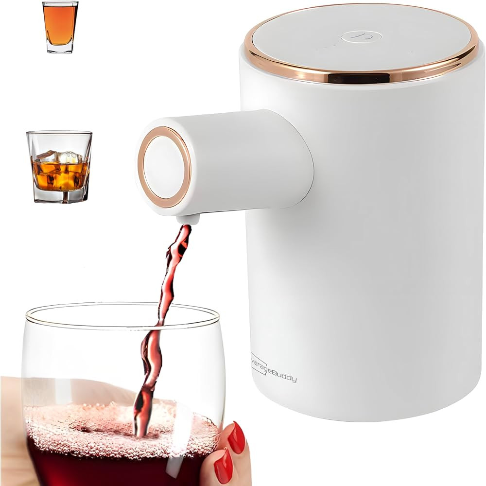 BeverageBuddy | The Electric Wine Aerator Dispenser for Wine, Whiskey, Soju, and Liquor Perfect D... | Amazon (US)