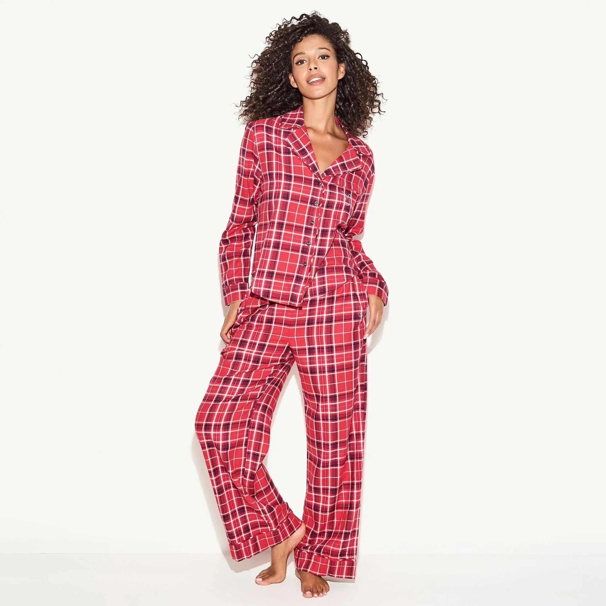 The Playboy Red Flannel Sleep Shirt | Playboy