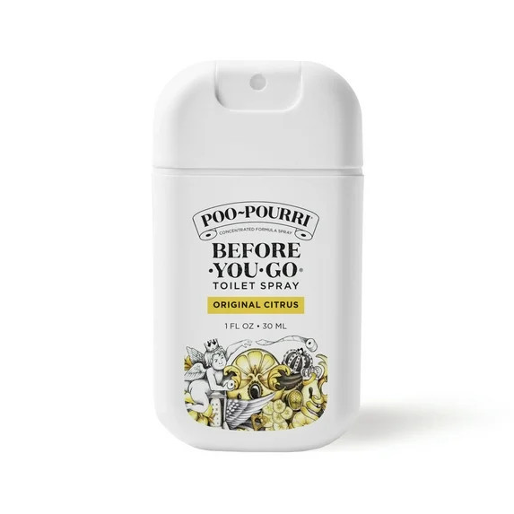 Poo-Pourri Original Citrus Pocket Sprayer, Lemon + Bergamot + Lemongrass, Before-You-Go Toilet Sp... | Walmart (US)