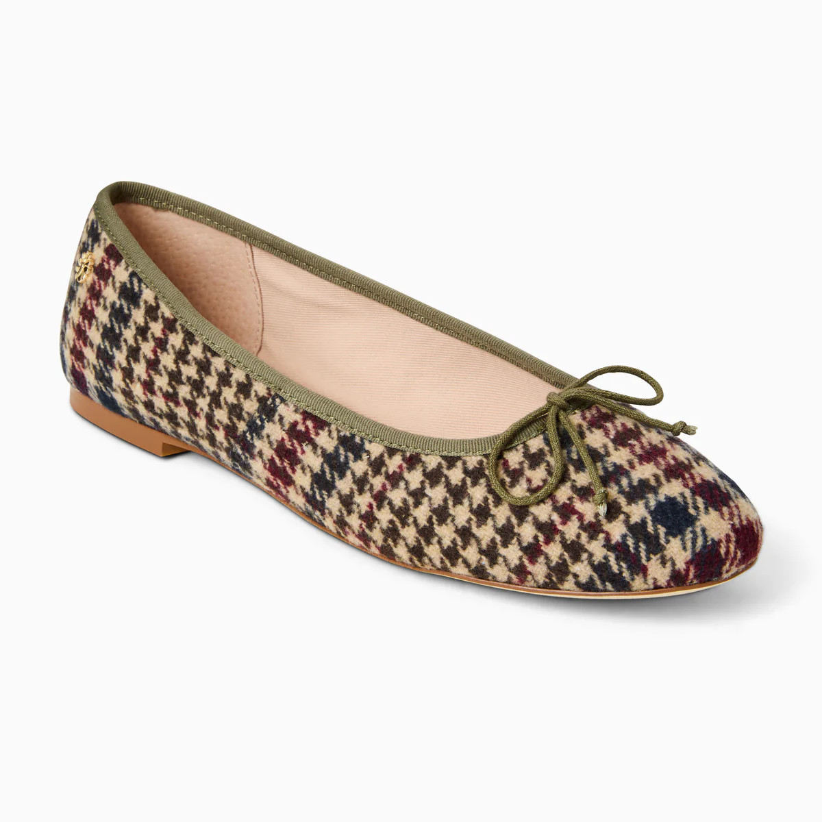 Jack Rogers Bettie Ballet Flat in Plaid – Women's Flats with Bow Detail | Jack Rogers