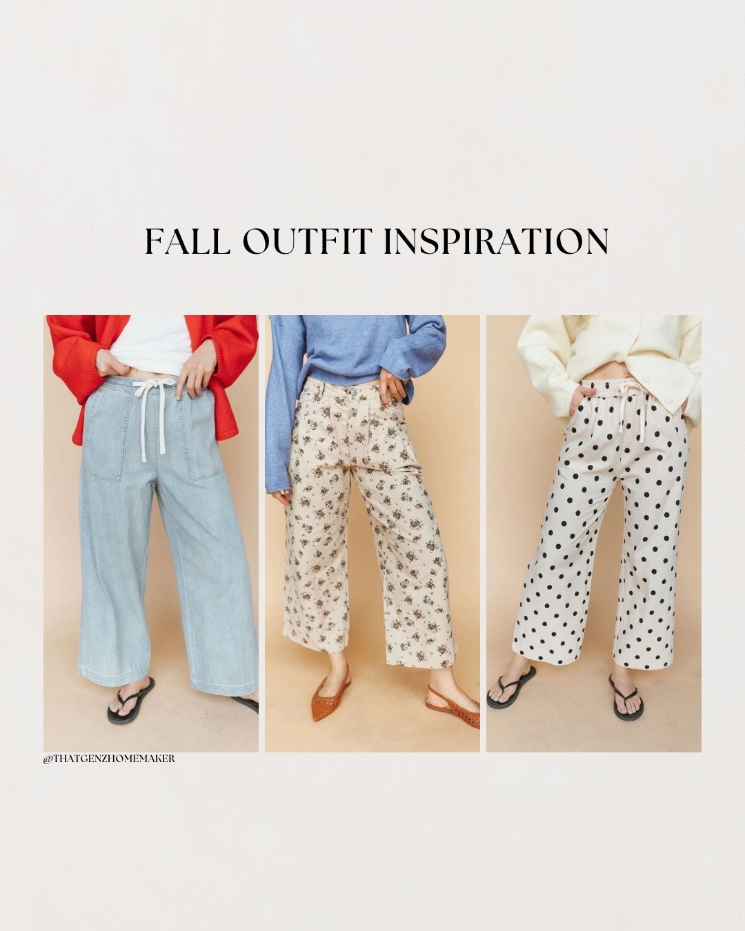 fall outfit inspiration / cute pants

#LTKFindsUnder100 #LTKSeasonal #LTKStyleTip