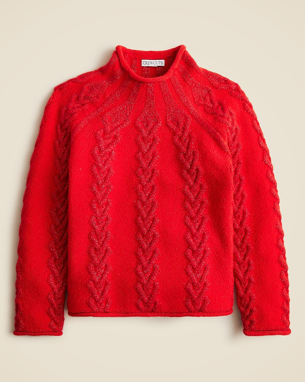 Girls' heart rollneck™ sweater | J. Crew US