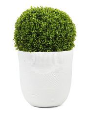 21in Outdoor Safe Boxwood Ball In Pot | TJ Maxx