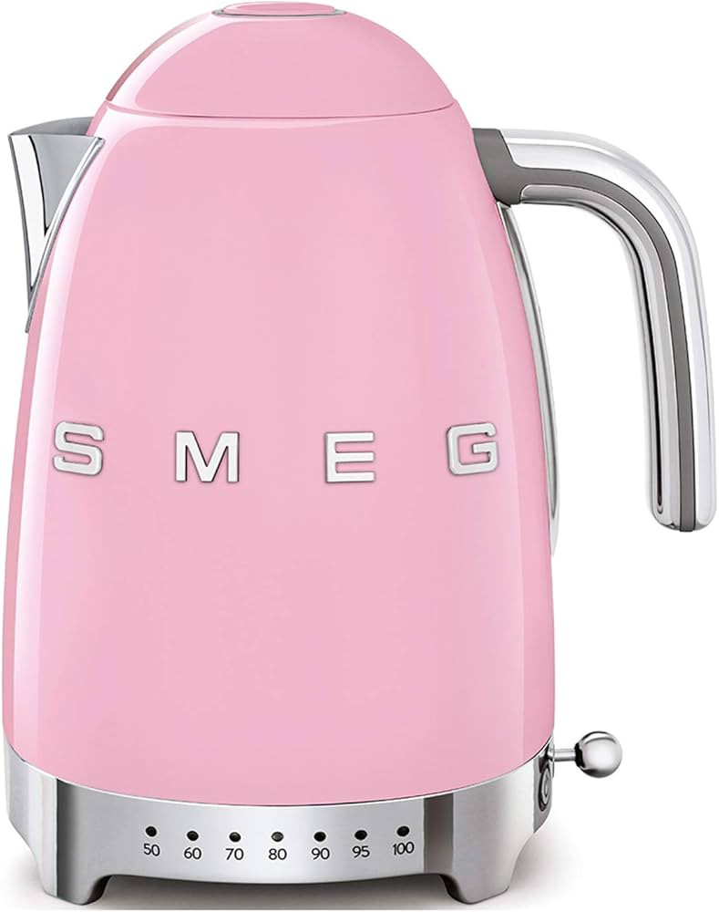 Smeg KLF04PKEU Wasserkocher, 2400, Metall, 1.7 liters, Pastellrosa | Amazon (DE)