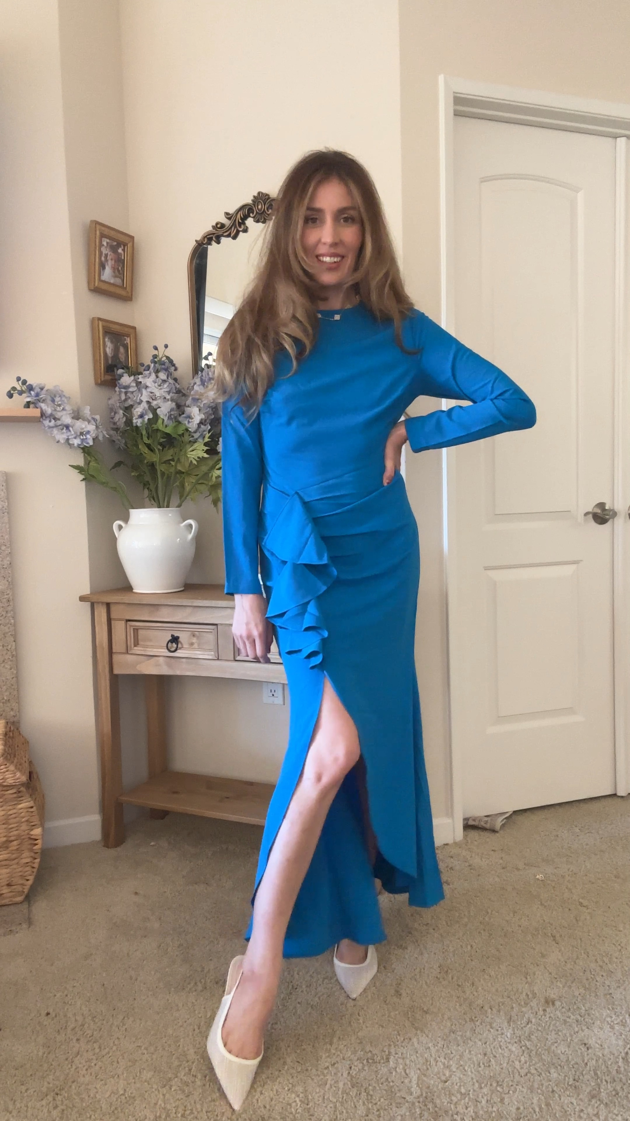 Ruffle dress 

#LTKWatchNow #LTKWedding #LTKParties