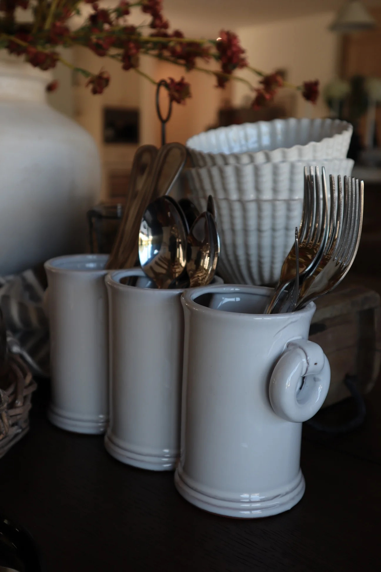 Utensil Holder with Loop Handles | THELIFESTYLEDCO