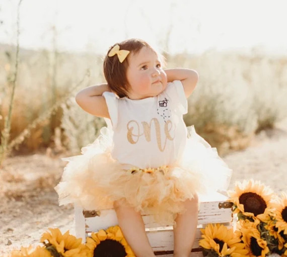 Bee 1st Birthday Outfit Baby Girl First Birthday Outfit | Etsy | Etsy (US)