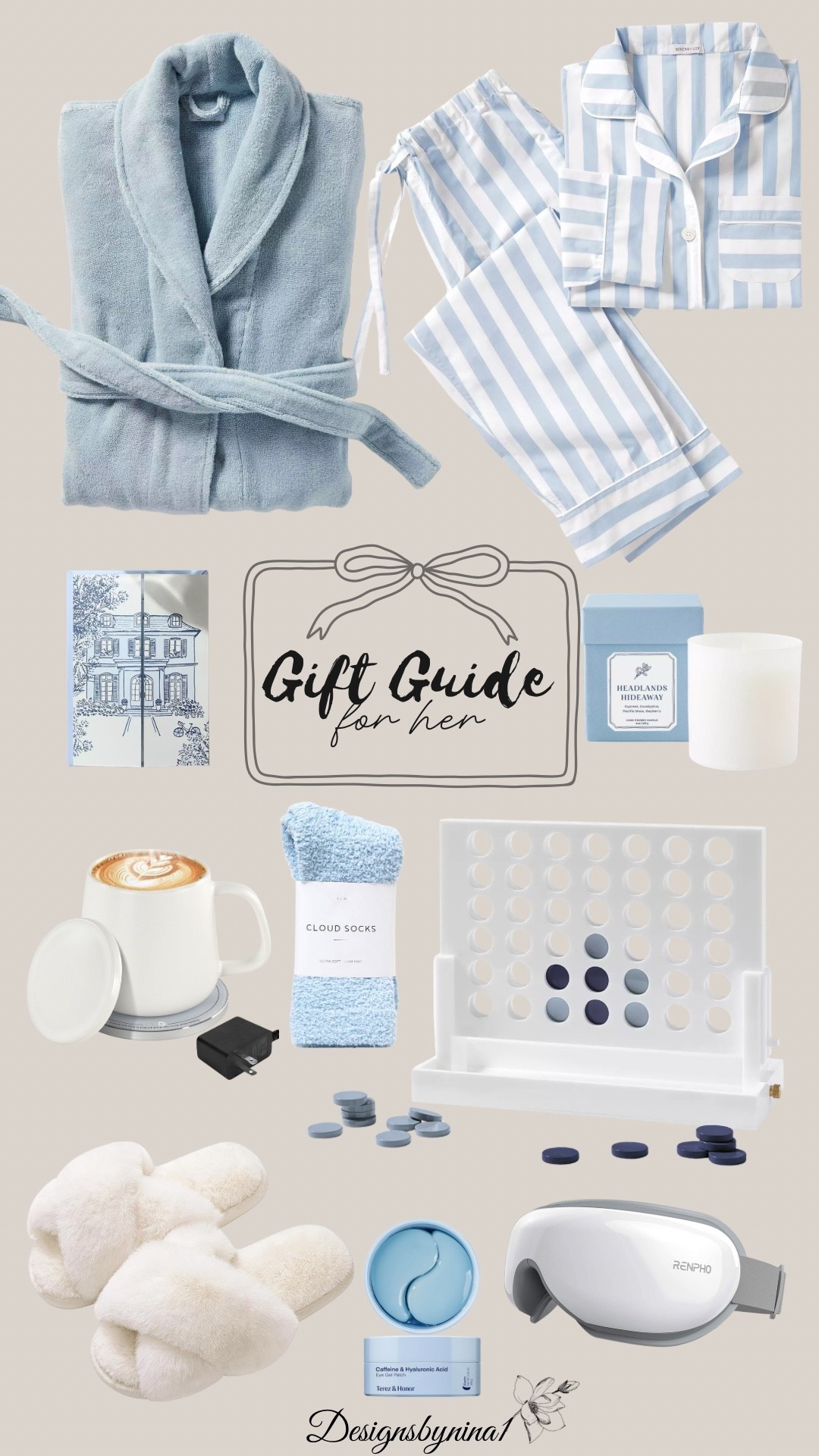 🎁Christmas gift ideas for the homebody in your life! Self-care gifts for her! Holiday gifts for her  

Christmas Gifts for Her | Holiday Gift Guide for Her | Gifts for Teen Girls | Pajamas | Candle | Eye Treatment | Cup Warmer | Sleepers | Connect 4 Game |#LTKFamily

#LTKHoliday #LTKselfcare #LTKGiftGuide