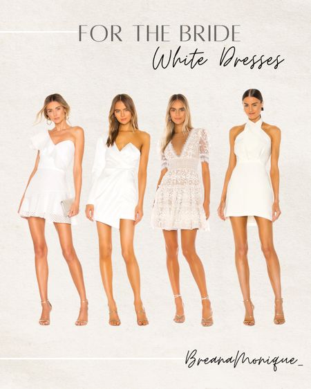 White dresses, bride to be, for the bride, bride, bridal outfits, revolve, under $200 

#LTKstyletip #LTKwedding