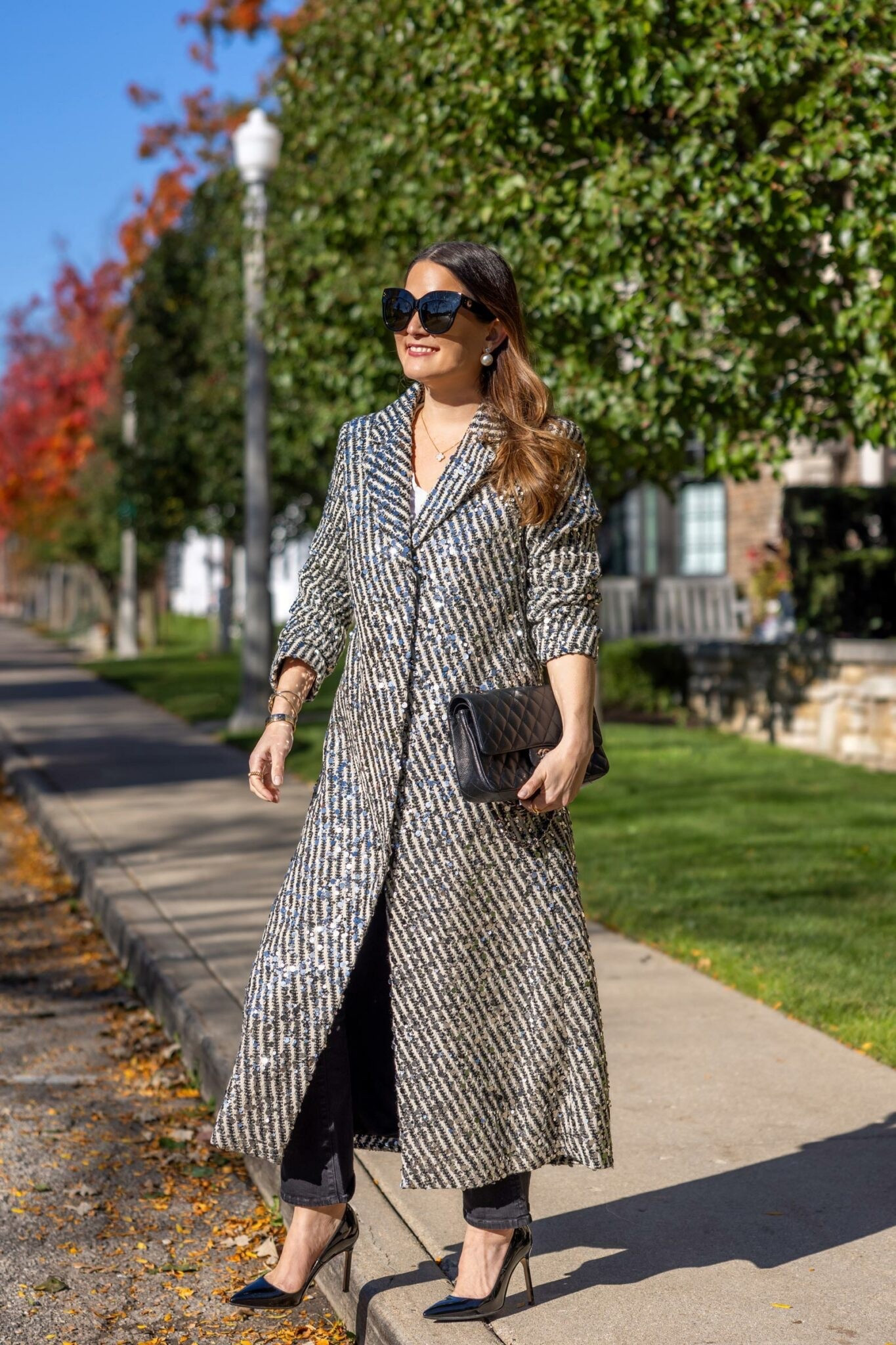 The ultimate winter coat and holiday jacket. It’s currently on sale and such a fun sequin coat. 

#LTKCyberWeek #LTKHoliday #LTKootd