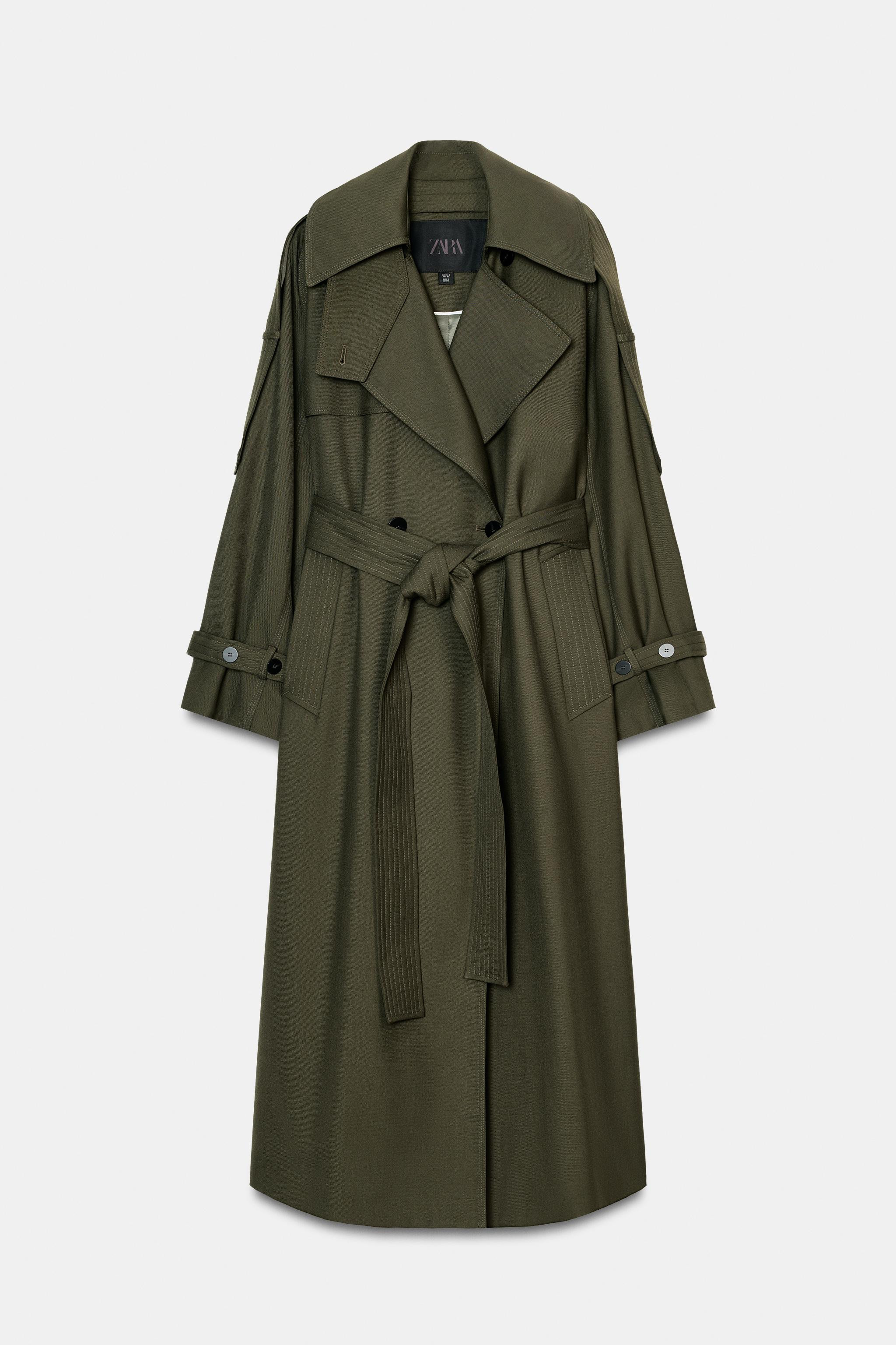 OVERSIZED ZW COLLECTION LIMITED EDITION TRENCH COAT | Zara US
