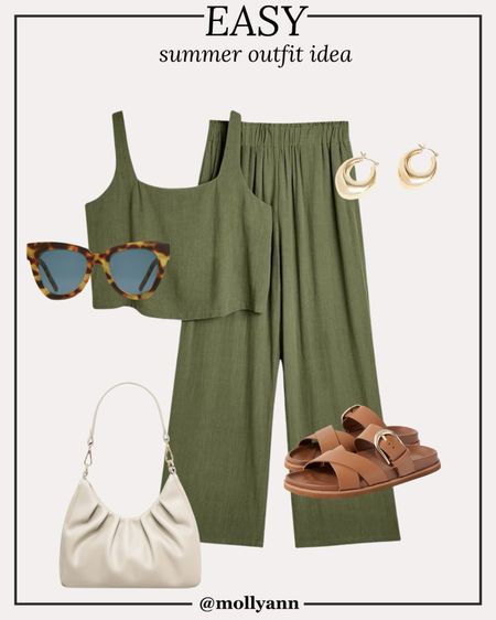 Easy summer outfit idea for women

#LTKfindsunder100 #LTKstyletip #LTKfindsunder50