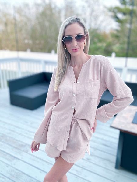 20% coupon available at checkout

2 Piece Sets
Summer Outfit 
Lounge Set
V Neck Button Down Shirt and Shorts 
Loungewear 
Pajama Set with Pockets
Casual spring outfit
Casual summer outfit
Travel outfit
Spring fashion
Sunglasses
Sunnies
Vacation outfit
Bottega lookalike earrings

#LTKsalealert

#LTKtravel #LTKfindsunder50 #LTKSeasonal #LTKover40 #LTKstyletip #LTKU