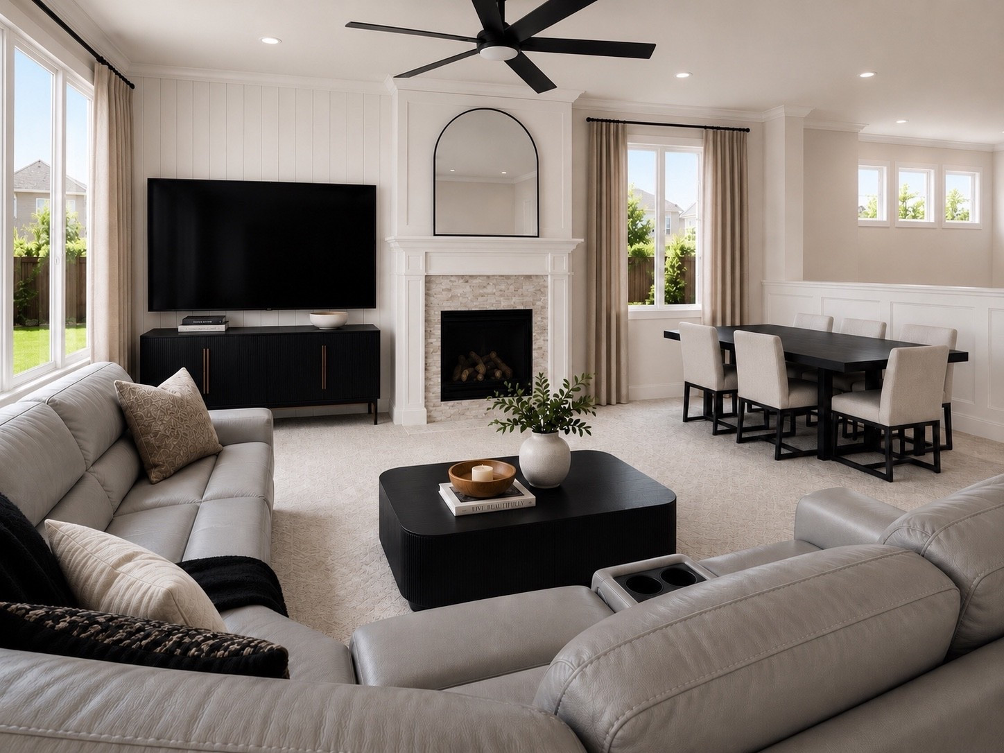 Client design 

Mantle mirror options along with coffee table recommendations.

#LTKHome