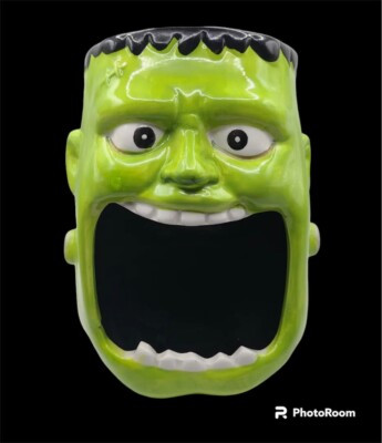 Maxcera Frankenstein Monster Open Mouth Ceramic Candy Bowl Dish NEW | eBay US