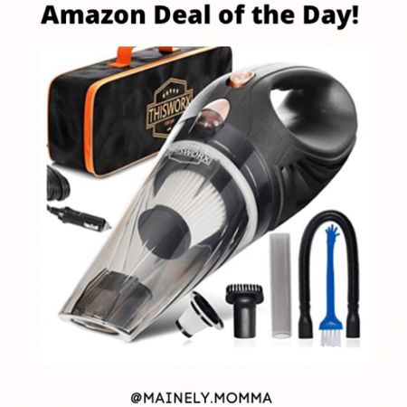 Amazon deal of the day! 
Handheld vacuum I use everyday in my car! 

#competition

#LTKhome #LTKsalealert #LTKunder50