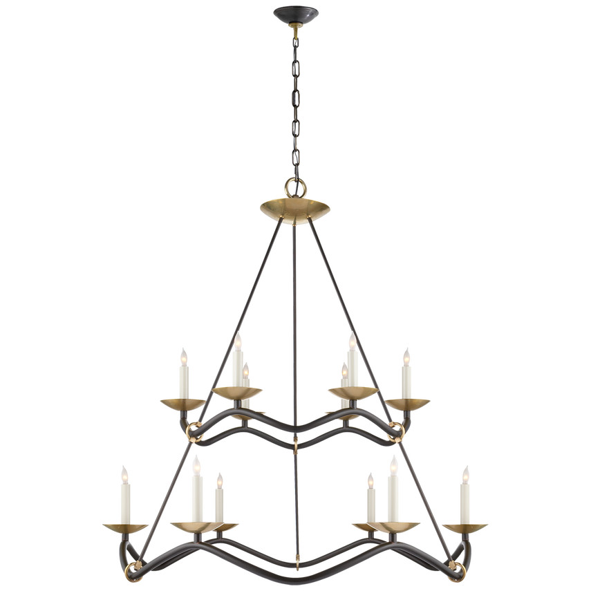Choros Two-Tier Chandelier | Visual Comfort