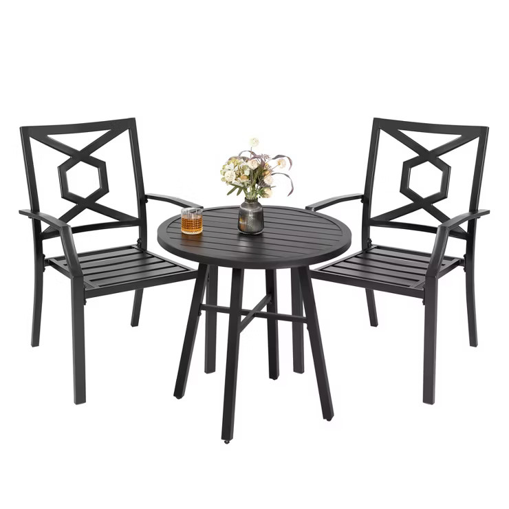 3pc Outdoor Iron Bistro Set - NUU GARDEN | Target