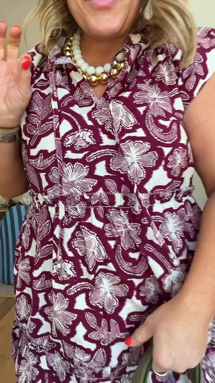 The perfect summer to fall transition mini dress! Throw on a jacket and you're good to go! 

 #LTKgrwm #LTKootd #LTKmomlife