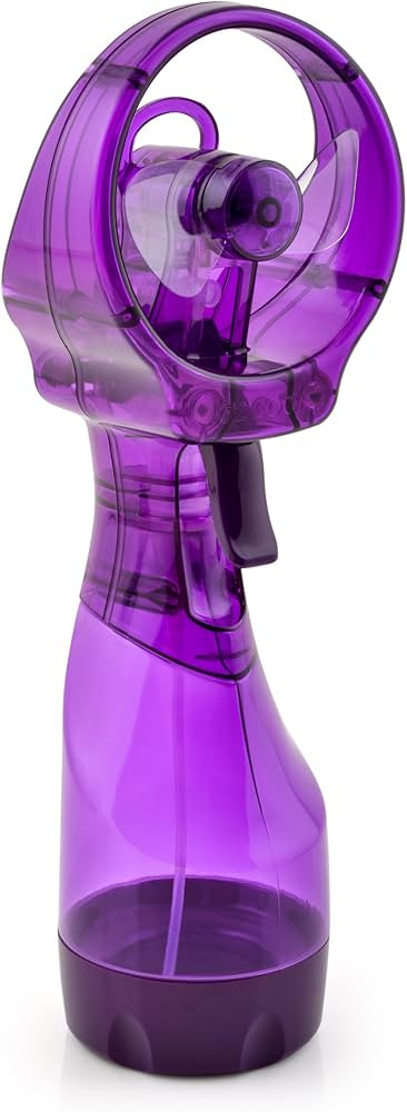 O2COOL Deluxe Handheld Battery Powered Water Misting Fan (Purple) | Amazon (US)