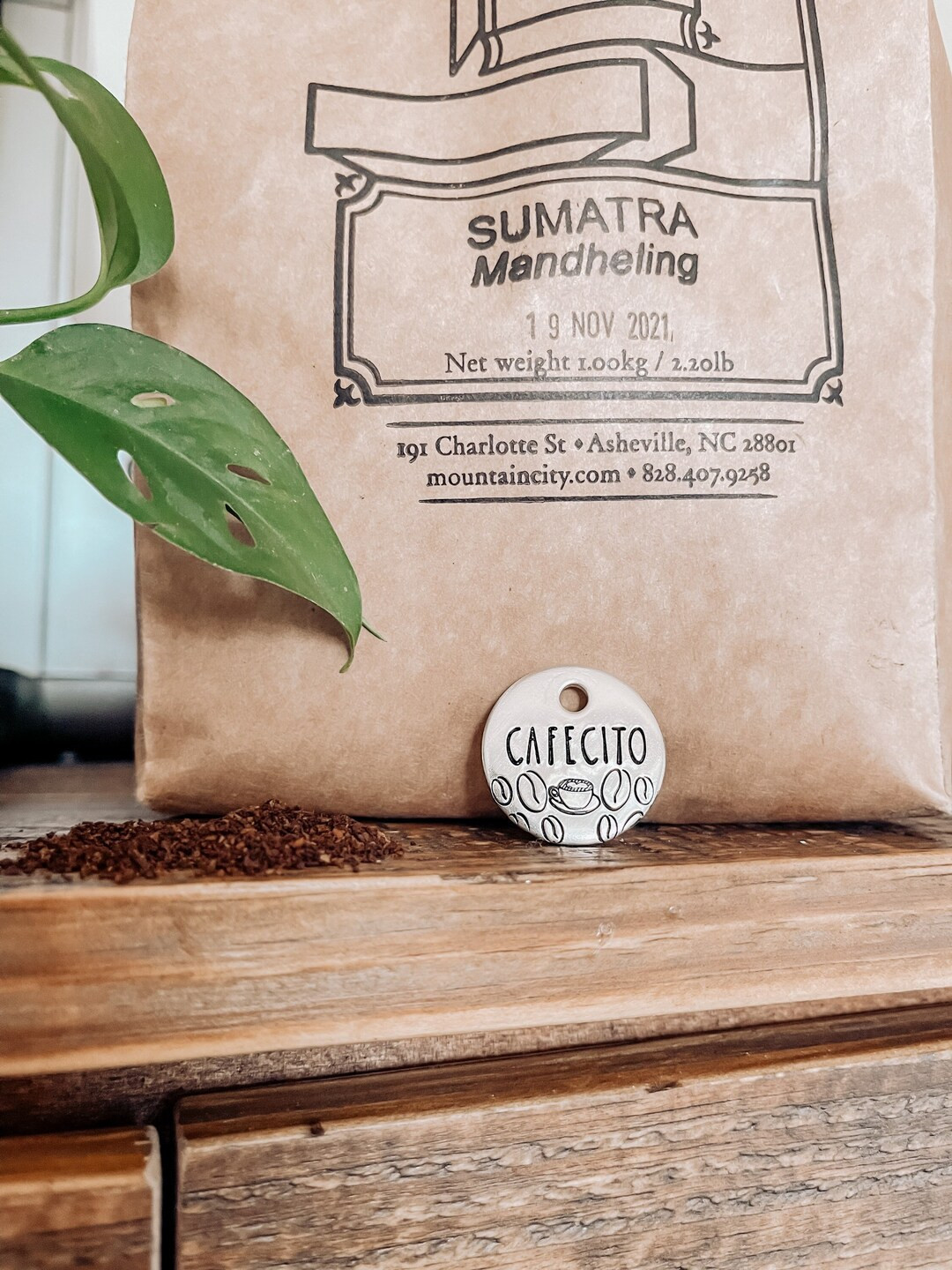 Custom Personalized Dog Tag, Pet ID Tag, Metal Hand Stamped Dog Tag | Coffee, Coffee Beans, Coffe... | Etsy (US)