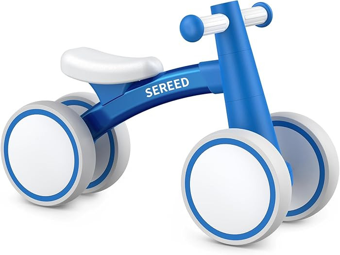 SEREED Baby Balance Bike for 1 Year Old Boys Girls 12-24 Month Toddler Balance Bike, 4 Wheels Tod... | Amazon (US)