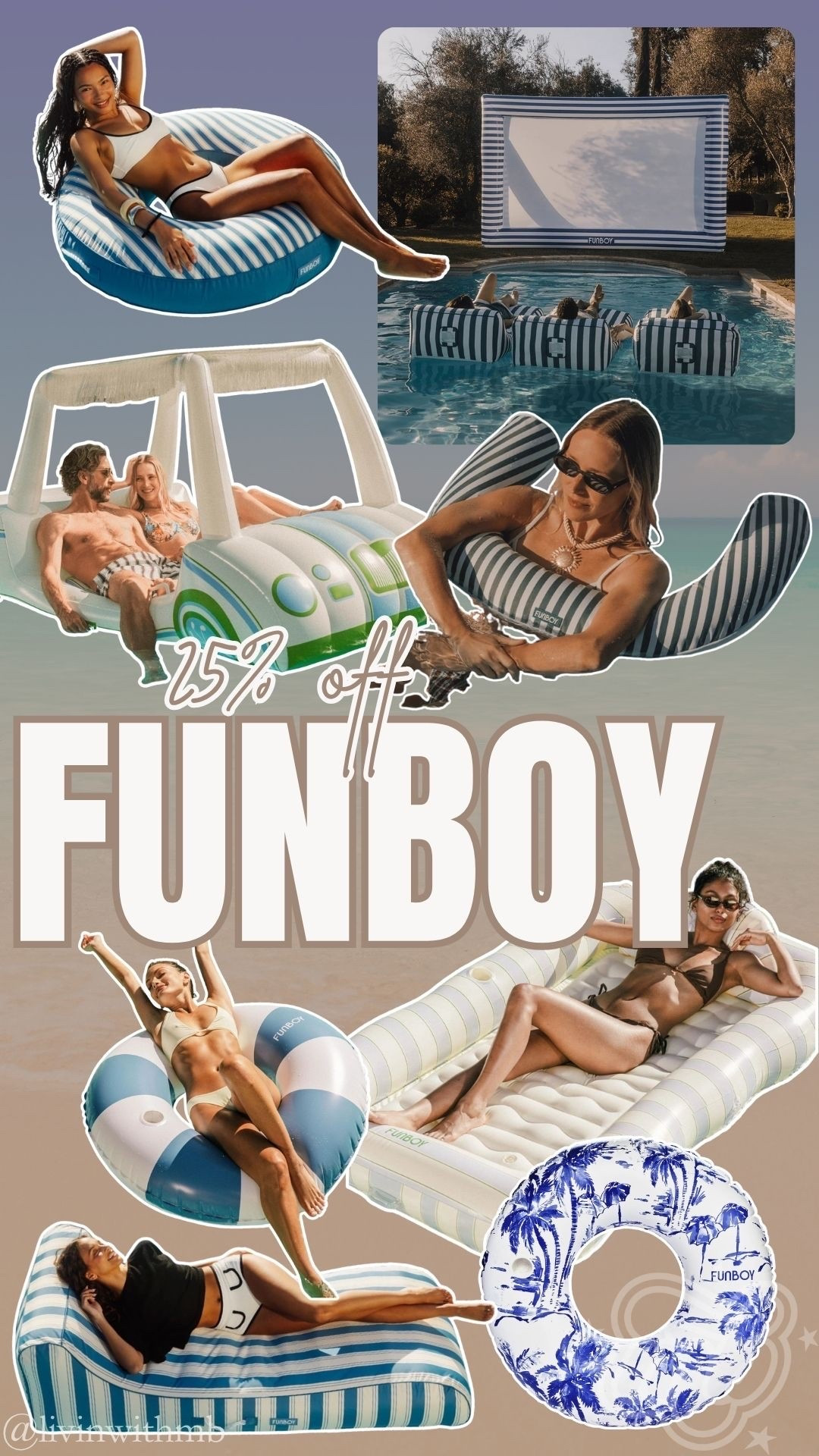 Celebrate the 4th with 25% off at Funboy! LOVE LOVE their products 🙌🏼

Code: FUN25

#LTKSwim #LTKSeasonal #LTKSaleAlert