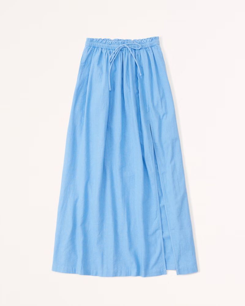 Resort Tie-Waist Maxi Skirt | Abercrombie & Fitch (US)