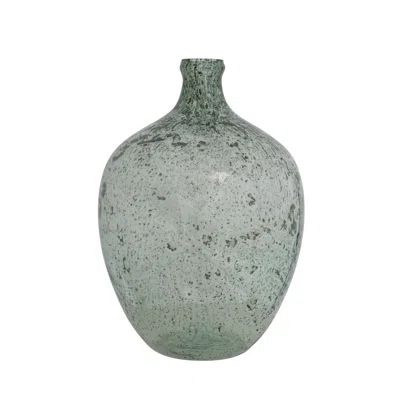 Round Seeded Glass Vase with Narrow Opening | Wayfair North America