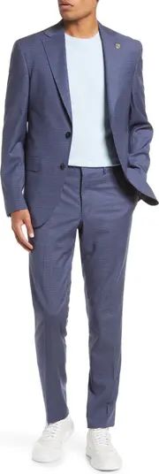 Roger Extra Slim Fit Glen Plaid Wool Suit | Nordstrom