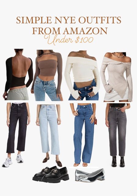 amazon winter outfits, winter amazon fashion, amazon outfits, amazon fashion, aesthetic, holiday outfits, winter outfit, winter outfits women, winter fashion, going out top, cut out top, revolve
outfits, revolve fall, party outfits, new years eve outfit, new years eve, nye outfit, wide leg jeans, high waisted jeans, medium wash jeans, light wash jeans, ankle length jeans, levi jeans, party shoes, black bodysuit, party outfits, party wear, party heels, party season, party tops, kitten heels, silver shoes, metallic shoes, mirror metallic shoes, red shoes, ballet flats, silver ballet flats, holiday party, new year’s eve, new year’s outfit, holiday outfit, chunky loafers, black loafers, off the shoulder top, open back top

#LTKfindsunder100 #LTKU