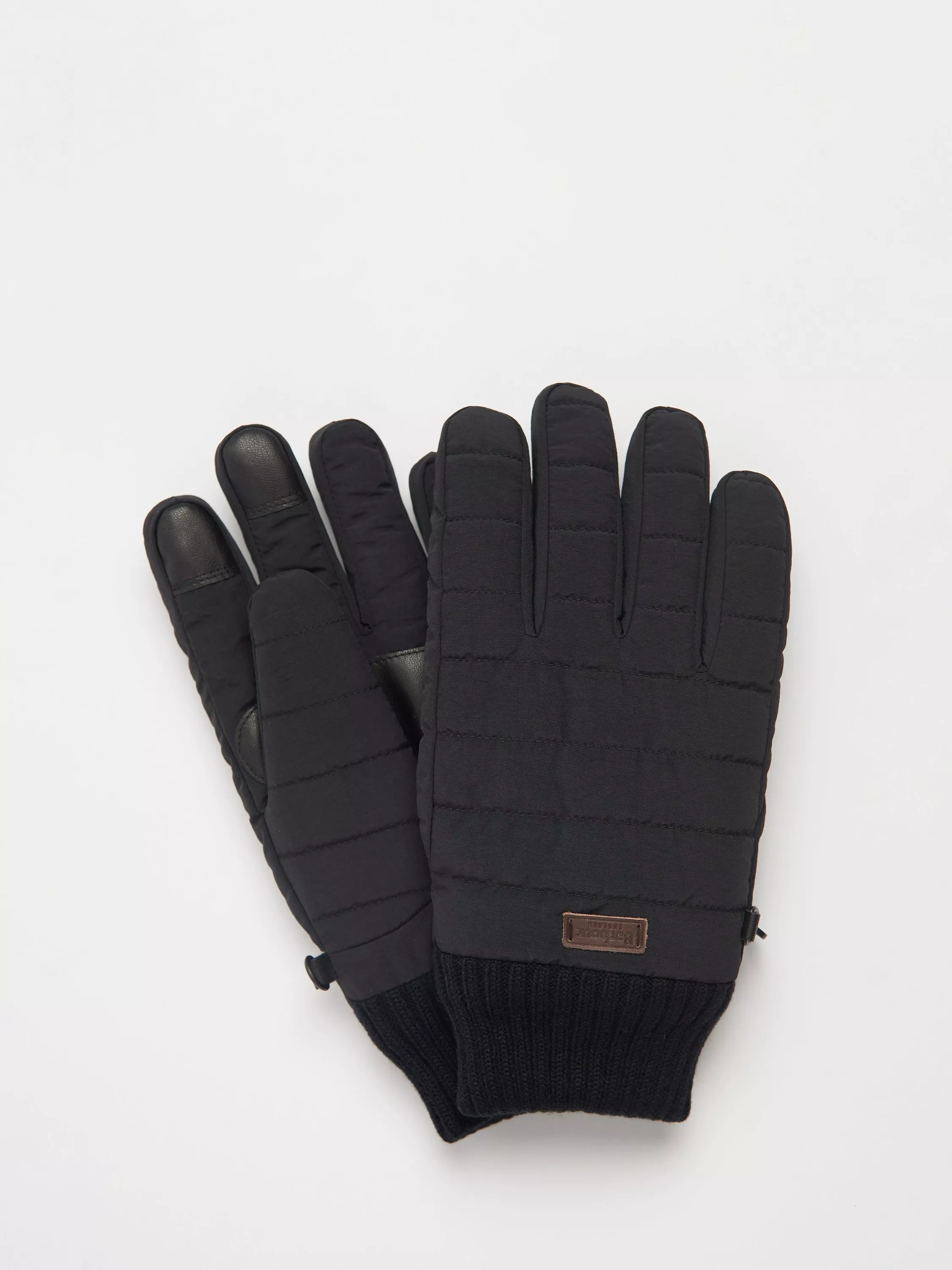 Barbour Banff Quilted Gloves, Black | John Lewis (UK)