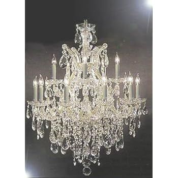 Maria Theresa Chandelier Made with Swarovski Crystal Lighting Chandeliers H30" X W28" | Amazon (US)