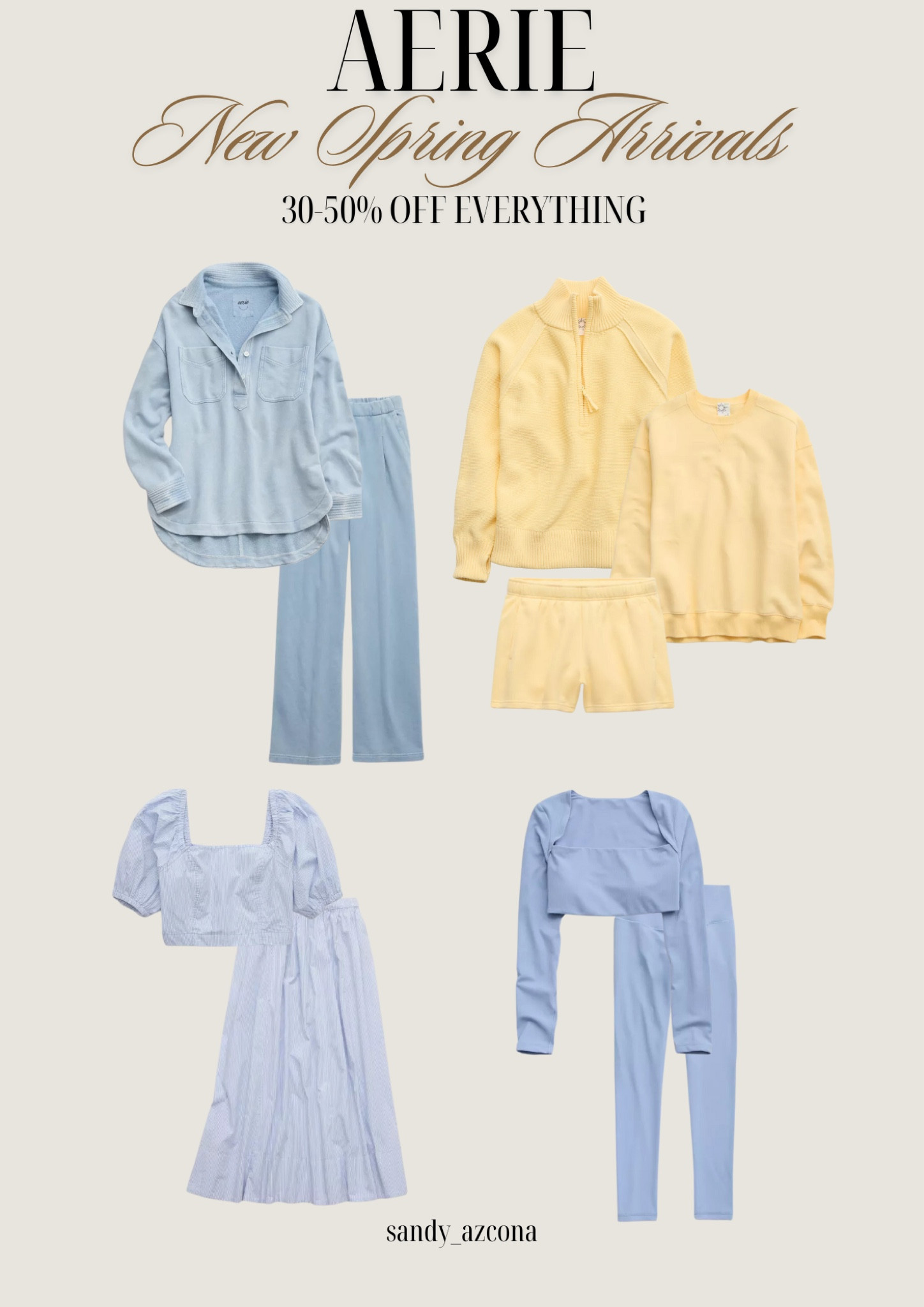 Aerie 40% off new spring arrivals 

#LTKMostLoved #LTKActive #LTKStyleTip