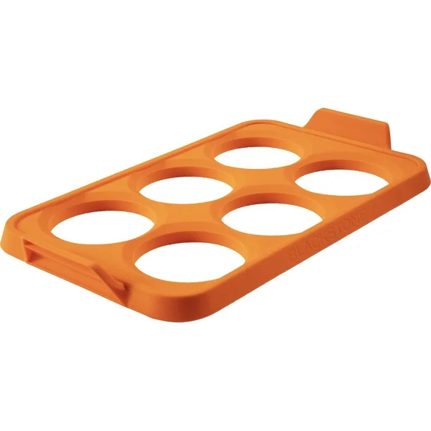 Blackstone Orange Silicone 6 Section Egg Ring Tray | Walmart (US)