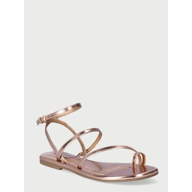 Scoop Women’s Strappy Flat Sandals | Walmart (US)