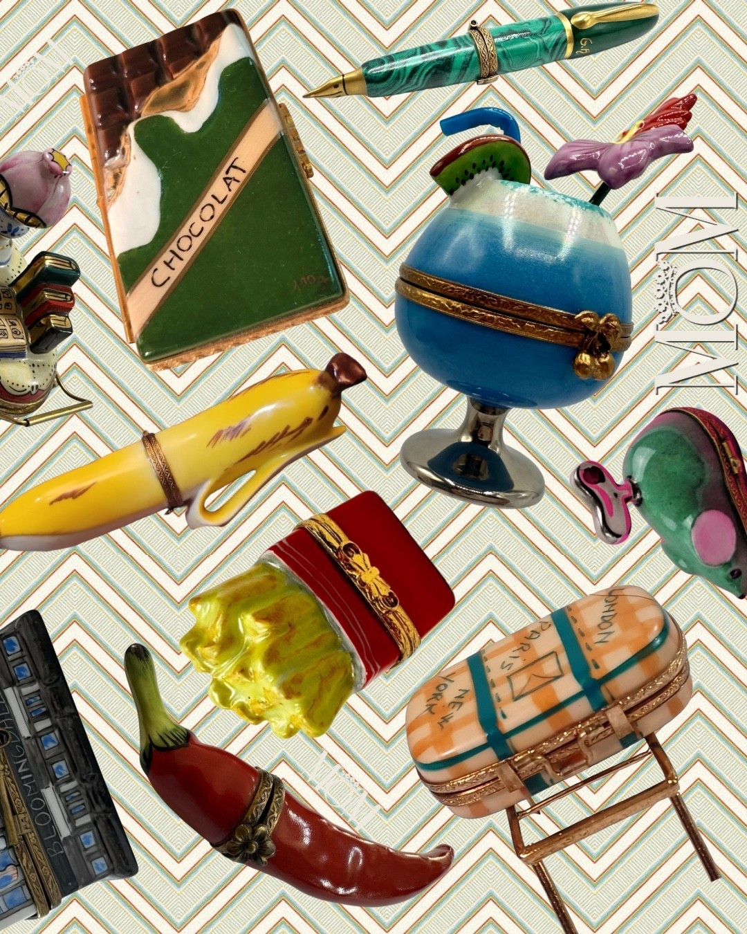 What is it about a small hand painted trinket box that makes me want to squeal with delight? They are completely useless in terms of functionality. Yet, I find myself delighted at a tiny, porcelain box that is transformed into a chili pepper. It’s frivolous, and I’m frothing at the mouth. Shop the entire edit on amanoronmain.com!

#LTKFindsUnder50 #LTKHome #LTKFindsUnder100