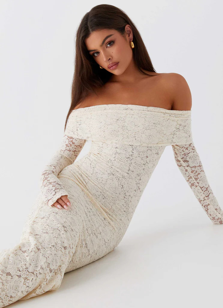 Yours Always Lace Maxi Dress - Ivory | Peppermayo (Global)