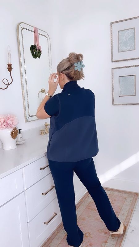 Claw clip tutorial
Navy scrubs
wearing medium in top and bottom
Wearing small in the vest
Grandmillenial bathroom
White bathroom
White and gold bathroom
Nurse hairstyles
Amazon finds


#LTKhome #LTKunder100 #LTKunder50