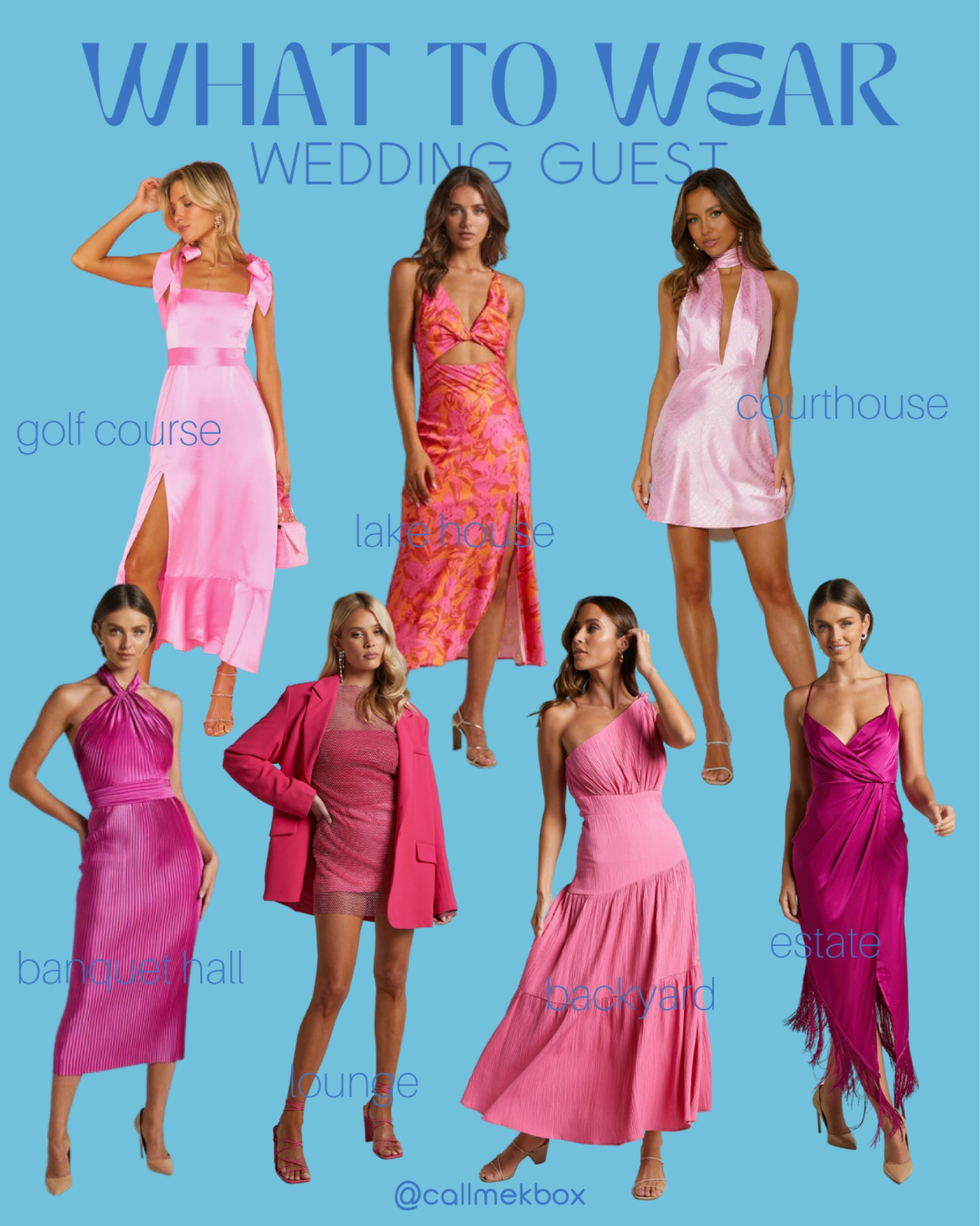 Shades of pink wedding guests
•
Satin dress, silk dress, midi dress, flattering dress, formal dress, semi formal dress, cocktail dress, Wedding Dresses, pink Dresses, Wedding Attire, Bridal Fashion, Wedding Style, pink Wedding Dresses, Wedding Venue, Outdoor Wedding, Garden Wedding, Beach Wedding, Destination Wedding, Rustic Wedding, Barn Wedding, Vineyard Wedding, Ballroom Wedding, Hotel Wedding, Country Club Wedding, Church Wedding, Formal Wedding, Cocktail Wedding, Bridesmaid Dresses, Mother of the Bride Dresses, Wedding Guest Dresses, pink Color Palette, hot pink Dresses, pink and orange Dresses. Baby pink Dresses, dark pink Dresses, fuchsia Dresses, bright pink Dresses

#liketkit 
@shop.ltk
https://liketk.it/487D4 

#LTKwedding #LTKfit #LTKstyletip #LTKFind